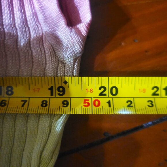 Jones New York Women's Ombre Style Capped Sleeve Ribbed Top - Size L - Picture 10 of 11